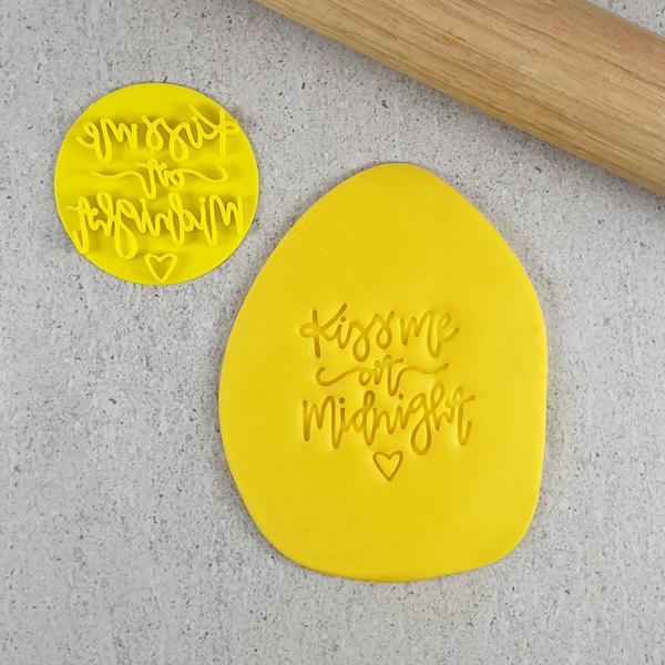 "KISS ME AT MIDNIGHT 452" Custom Cookie Cutters