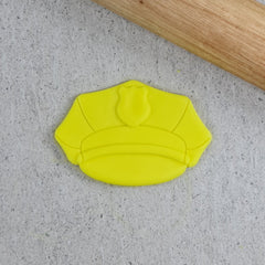 "POLICE HAT 051 CUTTER AND DEBOSSER" Custom Cookie Cutters