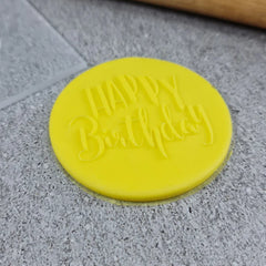 “HAPPY BIRTHDAY 102 DEBOSSER" Custom Cookie Cutter
