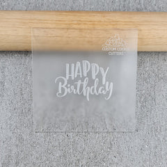 “HAPPY BIRTHDAY 102 DEBOSSER" Custom Cookie Cutter