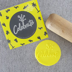 "CELEBRATE 071 DEBOSSER" Custom Cookie Cutter
