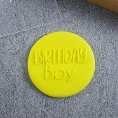 "BIRTHDAY BOY 142 DEBOSSER" Custom Cookie Cutter