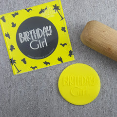 "BIRTHDAY GIRL 143 DEBOSSER" Custom Cookie Cutter