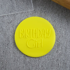 "BIRTHDAY GIRL 143 DEBOSSER" Custom Cookie Cutter
