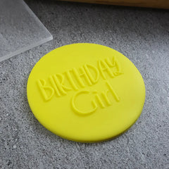 "BIRTHDAY GIRL 143 DEBOSSER" Custom Cookie Cutter