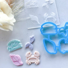 "DREAM BIG LITTLE MERMAID 002 " Mini Toppers Cake Sera Sera