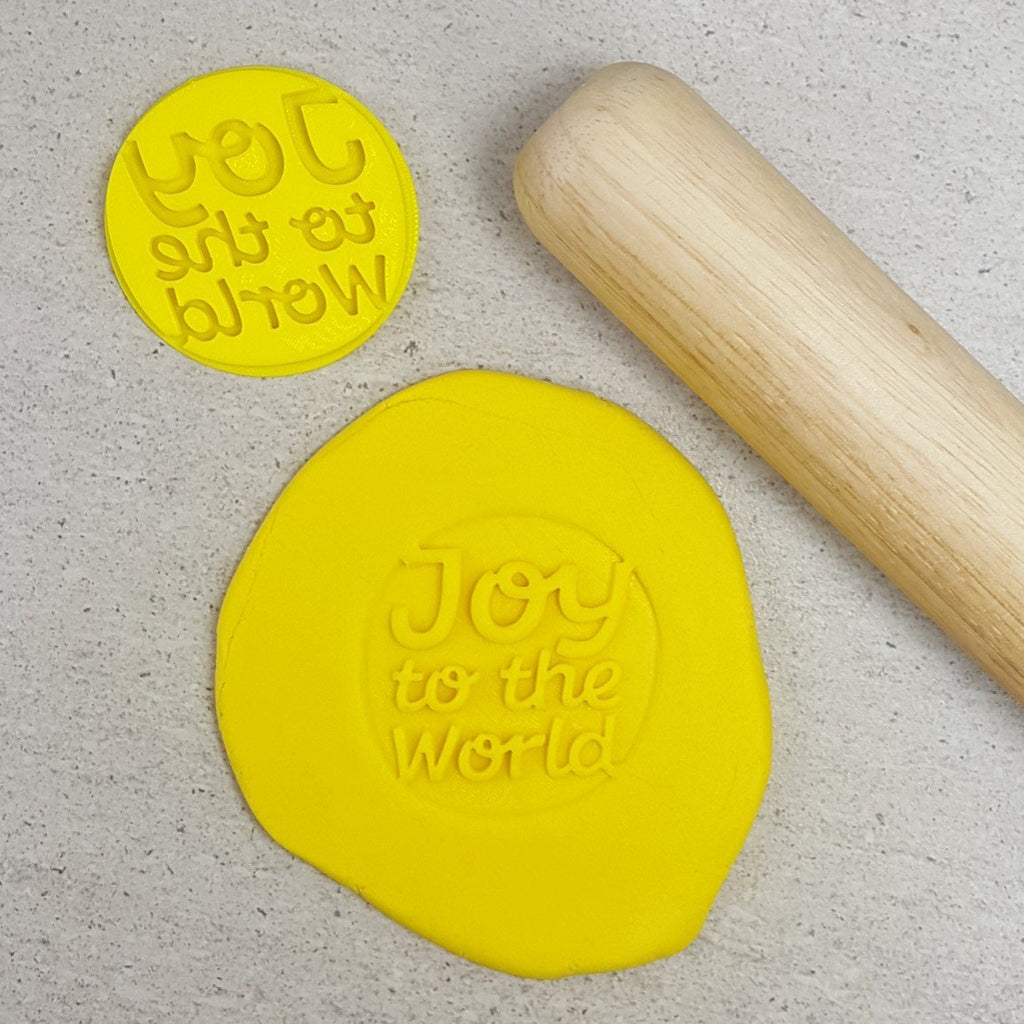 "JOY TO THE WORLD 408" Custom Cookie Cutters