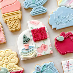 "TEACHER 005 " Mini Toppers Cake Sera Sera