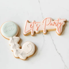 "BIRTHDAY BALLOON WITH TASSELS" Lissie Lou Cutter & Embosser