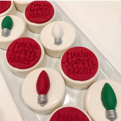 "MAKING SPIRITS BRIGHT 012" Custom Cookie Cutters