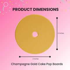GOLD Cake Pop Boards My Little Cake Pop