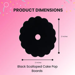 SCALLOPED EDGE Cake Pop Boards
