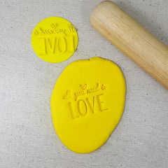 "ALL YOU NEED IS LOVE 034" Embosser