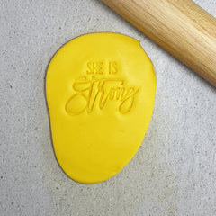 "SHE IS STRONG 517" Embosser