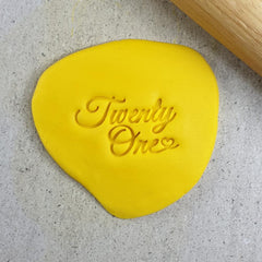 "TWENTY ONE 121" Embosser