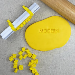 MODERN Letter Stamps - Custom Cookie Cutters