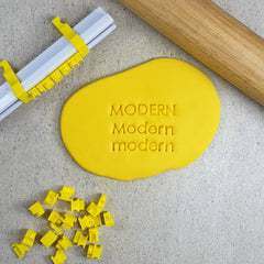 MODERN Letter Stamps - Custom Cookie Cutters