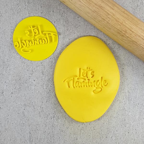 "LET'S FLAMINGLE 079" Embosser