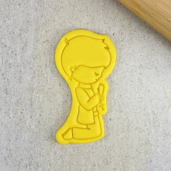"COMMUNION BOY CUTTER AND EMBOSSER 047" Custom Cookie Cutters