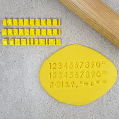 MODERN Letter Stamps - Custom Cookie Cutters