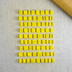 MODERN Letter Stamps - Custom Cookie Cutters