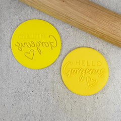 "HELLO GORGEOUS 036" Embosser