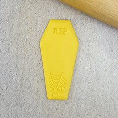 "RIP COFFIN 065 CUTTER AND EMBOSSER" Custom Cookie Cutters