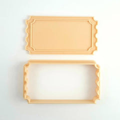 "TICKET" Little Biskut Embosser And Cutter