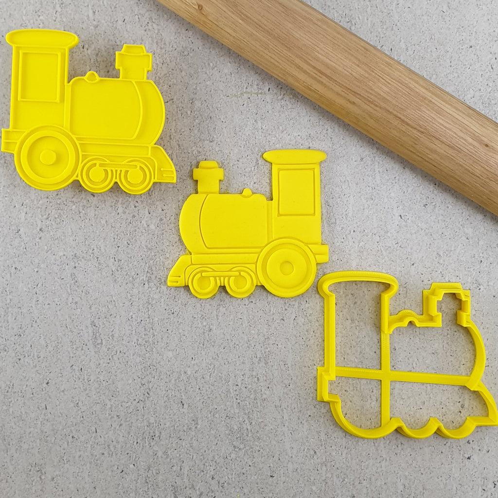 "TRAIN CUTTER AND EMBOSSER 093" Custom Cookie Cutters