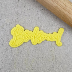 "BRIDESMAID CUTTER AND DEBOSSER 230" Custom Cookie Cutters