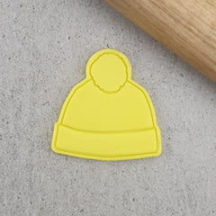 "BEANIE CUTTER AND EMBOSSER 003" Custom Cookie Cutters