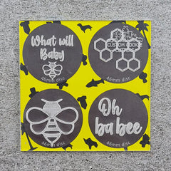 OH BA BEE MINI DEBOSSER 2006" Custom Cookie Cutter