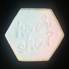 "HE OR SHE 320" Embosser