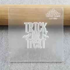 "TRICK OR TREAT 904 DEBOSSER" Custom Cookie Cutter