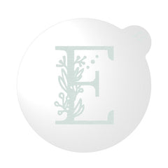 "WEDDING FLORAL INITIAL LETTER A-Z" Cookie Embosser Lissie Lou