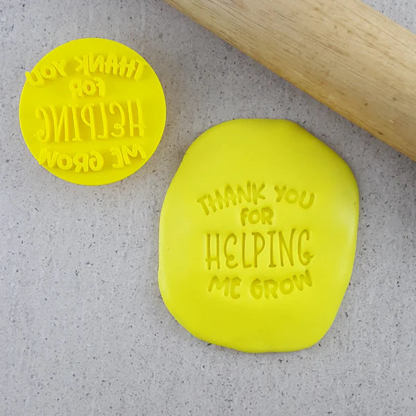 "THANK YOU FOR HELPING ME GROW 610" Embosser