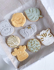"ZEBRA ANIMAL PRINT TEXTURE" Cookie Embosser Lissie Lou