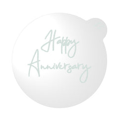 "HAPPY ANNIVERSARY" Cookie Embosser Lissie Lou