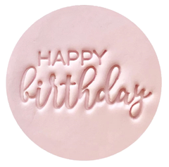 HAPPY BIRTHDAY 102" Little Biskut Embosser