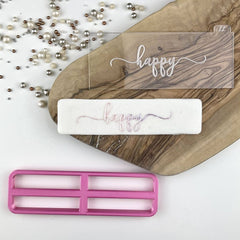 "HAPPY IN VERITY FONT" Embosser Lissie Lou