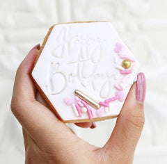"HAPPY BIRTHDAY" Cookie Stamp Lissie Lou
