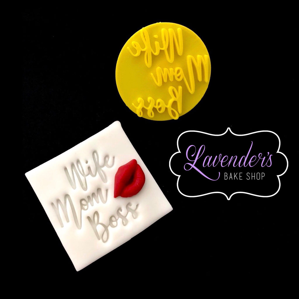"WIFE MOM BOSS 507" Embosser