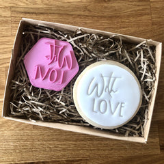 "WITH LOVE" Cookie Stamp Lissie Lou