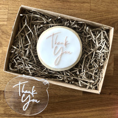 "THANK YOU" Cookie Embosser Lissie Lou