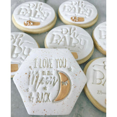 "I LOVE YOU TO THE MOON AND BACK" Embosser