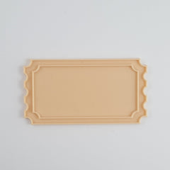 "TICKET" Little Biskut Embosser And Cutter