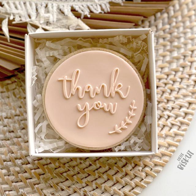 "THANK YOU 145" Little Biskut Debosser
