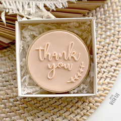 "THANK YOU 145" Little Biskut Debosser