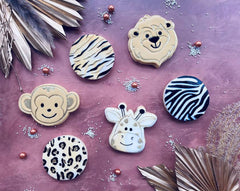 "ZEBRA ANIMAL PRINT TEXTURE" Cookie Embosser Lissie Lou