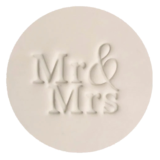 "MR & MRS 105" Little Biskut Embosser